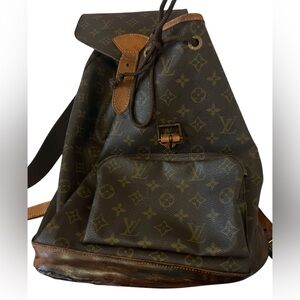 Louis Vuitton Backpack Brown Monogram Bag